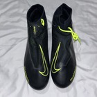 Nike Phantom Vsn Academy Df Fg mg Black Volt Soccer Cleats Ao3258-007 Men s 12