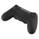 For Playstation 4 Ps4 Controller Silicone Rubber Skin Case Gel Cover Grip- Black
