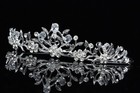 Bridal Headpiece Cz Crystal Rhinestone Prom Wedding Tiara V611