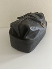 Vintage Schell Medical Doctor Bag  Black Pebbled Leather 1920   s