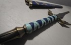 Legend Of Zelda Master Sword Carbon Steel Limited Edition With Mount 