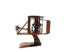 Wright Brothers Flyer Historic Kitty Hawk Mahogany Wood Wooden Model Airplane
