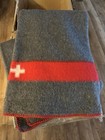 Merino Wool Reversible Swiss Army Blanket  Top Quality soft   Warm free Shipping