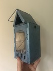 Pat 1908 Stonebridge Folding Candle Holder Lantern Mica Window Camping Freeship