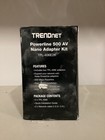 Trendnet Tpl-406e2k Powerline 500 Av Nano Adapter Kit 2-pack Ethernet