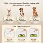 Pet Dog Dental Powder Teeth Cleaning Plaque Tartar Remover 100g