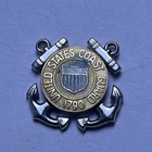 Uscg Coast Guard Full Size E1-6 Enlisted  Petty Officer Combination Cap Badge