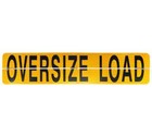 12  X 60  Hinged Aluminum Oversize Load Sign For Trucks - 2 Pack