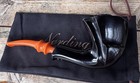Eric Nording Smooth Black Orange Freehand Briar Tobacco Pipe Made In Denmark New