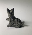 Vintage Spoontiques Pewter Scotty Dog Schnauzer Miniature Figurine