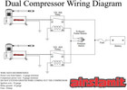 Airmaxxx 2 Black 580 Air Ride Suspension Compressors 165 Psi On Pressure Switch