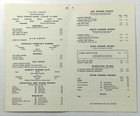 1960 s Vintage Menu The Star Hotel Italian Restaurant Elko Nevada W  Wine List