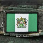Rhodesia National Flag Military Hook   Loop Tactical Morale Patch