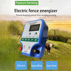 Us 2 Joules High-power Output Electric Fence Energizer For Livestock Pet Poultry