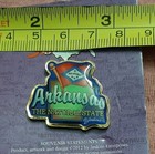 Arkansas The Natural State Souvenir Statements Travel Lapel Pin 2012 Jenkins