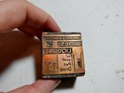 Vintage Letterpress Printing Block Wines Liquors Bar Advertising