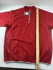 New Easton Alpha Men   s Short Sleeve Cage Red Windbreaker Jacket Sz  Xxl