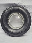 General Steelex Radial Vintage Rubber Tire Ashtray Original Hard W glass Insert