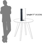 Poster Tube Adjustable Storage Carrying Case Art Blueprint Holder Black 17-27   