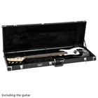 Glarry Bass Guitar Hard Case Portable For All Bass Hardsell Case With Lock Black