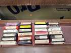 Lot Of 24 Vintage 8 Track Tapes With Case Elvis Aero Smith Many More