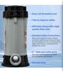 Cl200 Inline Pool Automatic Chlorinator Feeder Hayward Replacement 9lb  2 Orings