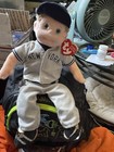 Ty Beanie Boppers Fastball Freddie Ny Yankees Baseball Player Doll Rare Retired