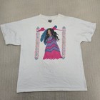 Vintage Tultex Shirt Mens Xl White Native American Desert 90s Single Stitch