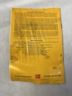 Vintage 1978 Kodak Colorburst 100 Instant Camera Original User Manual Guide