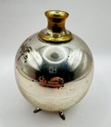 Bonwit Teller Vintage Silver-plated Vase Made In Italy