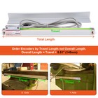 Dro 3 Axis Digital Readout Display 3pc Glass Linear Scale For Cnc Mill Lathe Us