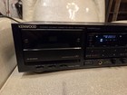 Kenwood Kx-w8020 Dual Cassette Deck Tested Working Dual Record 