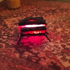1 12 Fireplace Insert Lighted Corded Electric Metal Plastic Black Red Dollhouse