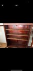 Vintage Victorian Bookcase Circa 1900   s Quarter Sewn Oak