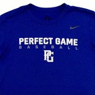 Nike Dri-fit Game Baseball Short Sleeve T-shirt Men s Blue Large