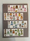 Vtg 1976 The Ginghams Paperdolls Book Uncut Unused Original Paper Doll Whitman