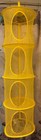 2 Yellow Blue Toy Cubby Storage Hanging Mesh 4 Compartment Organizer Read