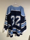  32 Game Used Worn University Of Maine Umaine Black Bears Blue Goalie Jersey