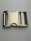100 Qty - 1 5 Inch Aluminum Side Release Buckles With Various Imperfections