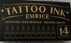 Emrice Tattoo Ink Set Multicolor 14 Bottles 5 Ml Sterile Gamma Pro Use