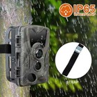Trail And Game Camera 36mp 4k Wildlife Scouting Cam Night Vision 3 Pir Sensors