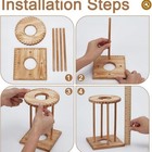 Kumihimo Marudai Disk Rack Braiding Disc Loom Bracelet Braiding Disk