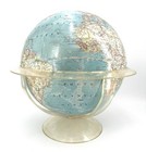 Vtg National Geographic World Globe Large Size W  Plastic Transparent Stand