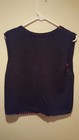 Vintage Tacky Fall autumn Sweater Vest - Holiday Editions - Large L - Black
