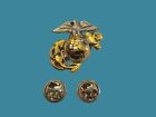 U s Marine Corps Ega Lapel Hat Pin Usmc Eagle Globe   Anchor Left Emblem