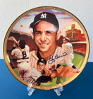 Yogi Berra Ny Yankees Autographed 8  L e Collectors Plate  Photo Proof  Mint