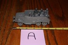 Vintage Marx Battleground Dark Gray German Army Half-track And 7  sitters  A Mpc