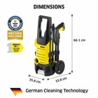 Karcher K 2 360 High Pressure Washer  1400w  120 Bar  360 L h Flow Rate  6m Hose