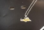 Vintage Poison Rock Band Metal Pendant Rope Chain Necklace