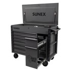 Sunex Juic d Box 50 Inch 7 Drawer Powered Rolling Tool Cart With Dedicated